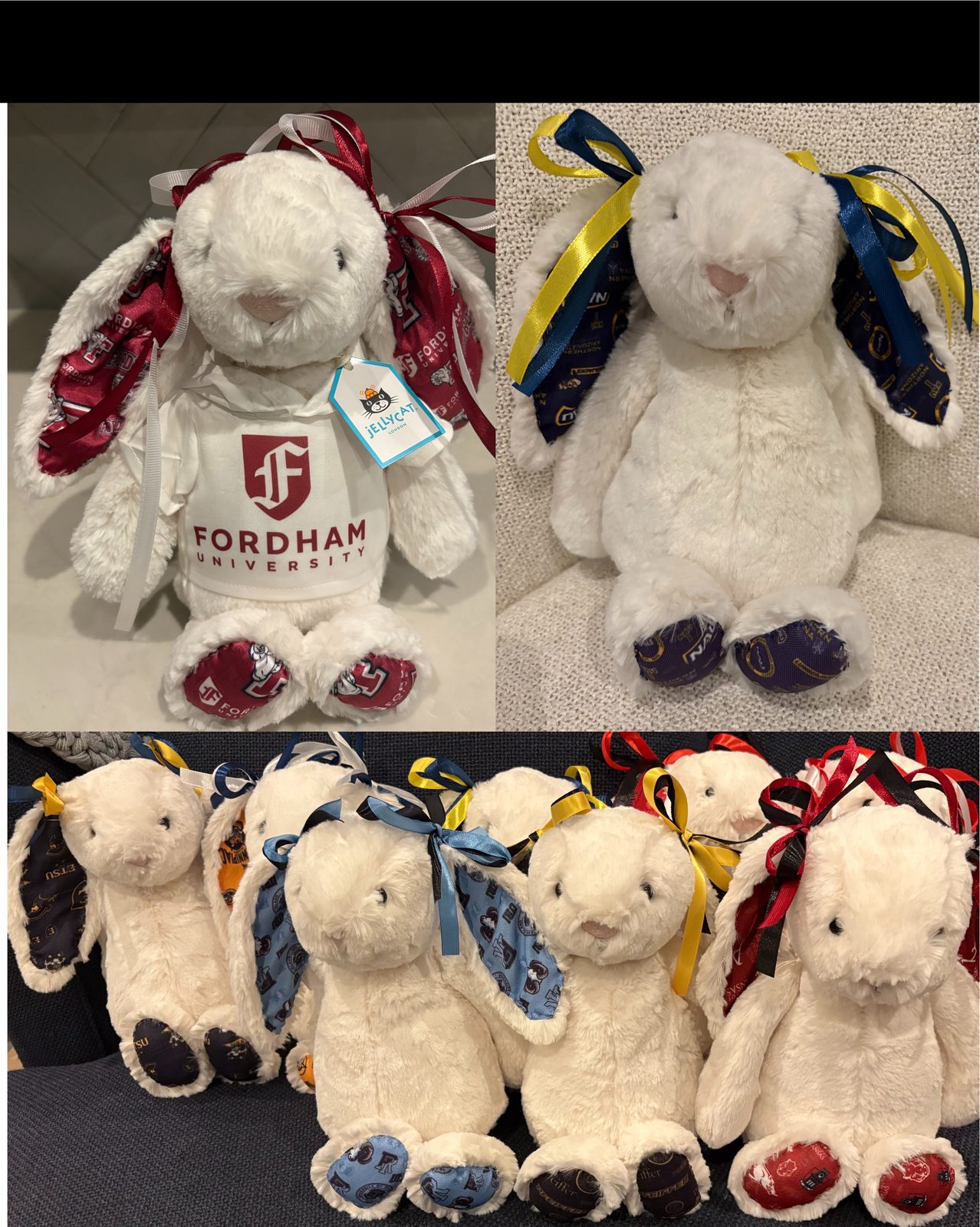 Custom Jellycat-style plushies