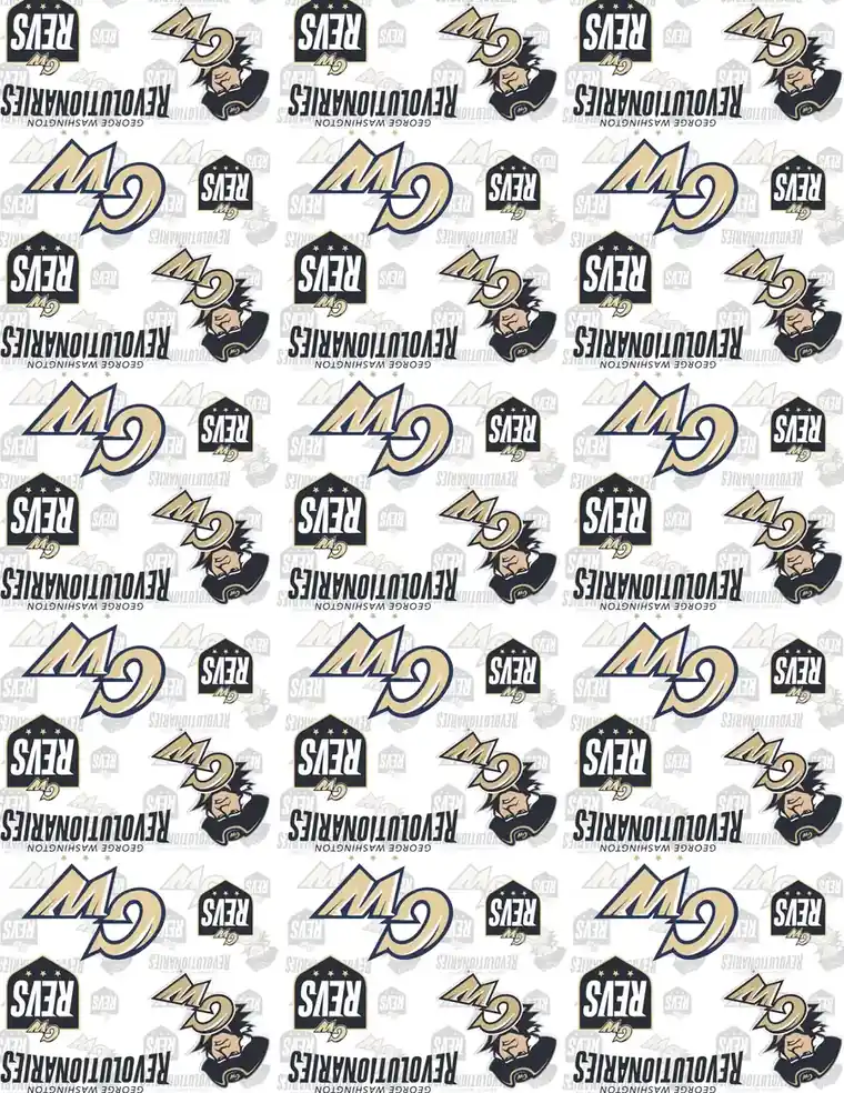 Custom George Washington University fabric sheet