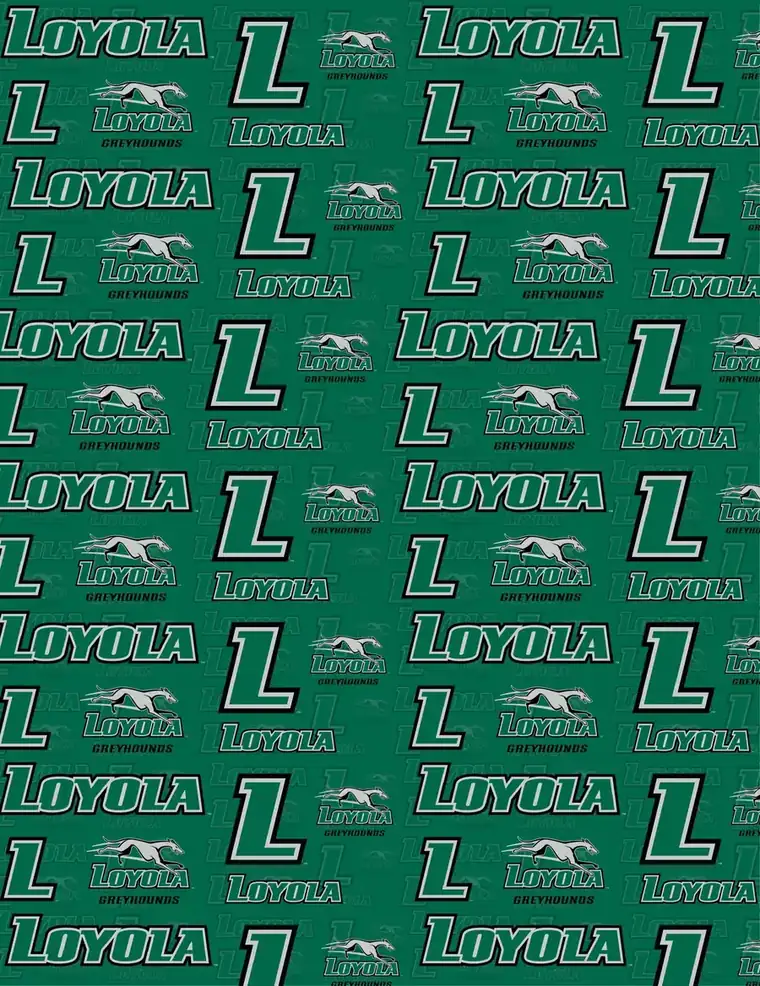 Custom Loyola Marymount University fabric sheet
