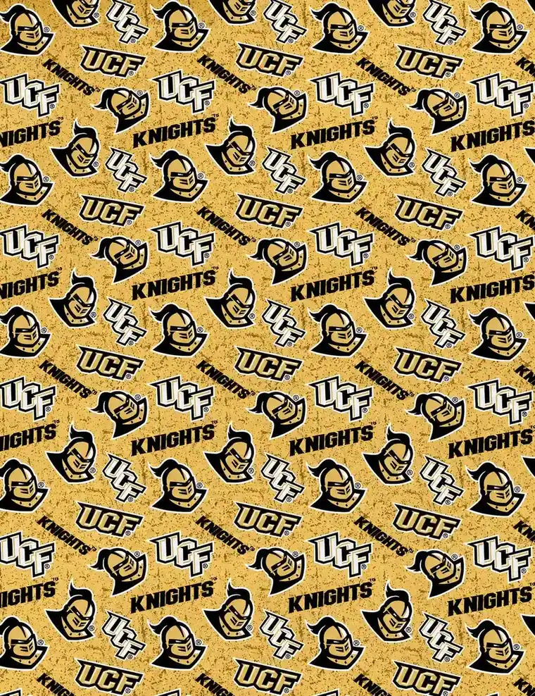 Custom University of Central Florida fabric sheet
